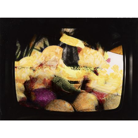 Mario Schifano (Homs 1934 - Roma 1998) "Propaganda vitamina" 1970 30x40 cm....