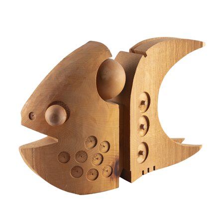 Ferdinando Codognotto (San Donà di Piave 1940) "Pesce" 2006 24,5x40x11,5 cm....