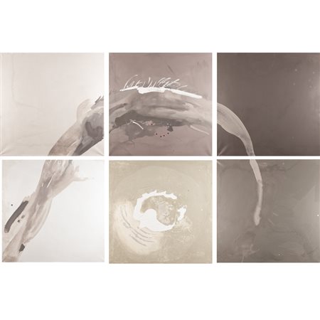 Paolo Bielli (Roma 1963) "Genesi" 2008 200x300 cm. acrilico su tela firmato e...