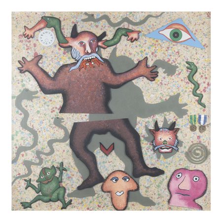 Enrico Baj (Milano 1924 - Vergiate 2003) "La Piccola Apocalisse I" 1978/79...