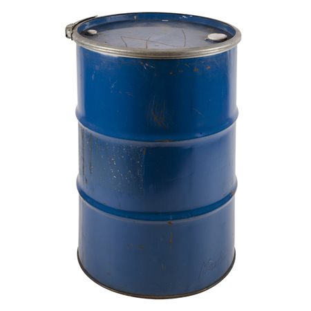 Martin Zet (Praga 1959) "Over a Barrel" 2008 88x60x60 cm. barile di petrolio...