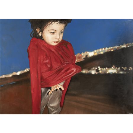 Mario Vespasiani (Venezia 1978) "Senza titolo" 100x140 cm. olio su tela...
