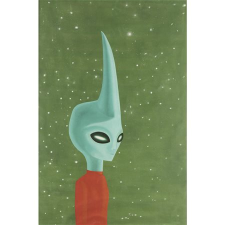 Tommaso Lisanti (Ferrandina 1956 - Roma 2023) "Senza titolo" 120x80 cm....