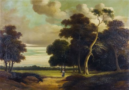 M. Casanova (metà sec. XVII) Senza titolo, 1650/1690ca Olio su tela cm 70x100...