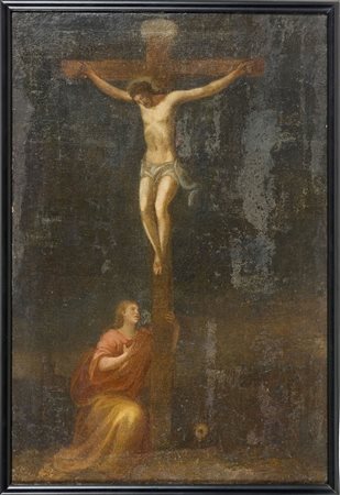 Artista fine sec. XVII°/inizio sec. XVIII° Senza titolo Olio su tela cm...