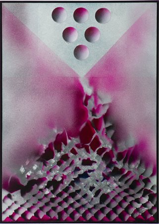Franco Costalonga (1933-2019) Destrutturazione, 2003 Tecnica mista su...