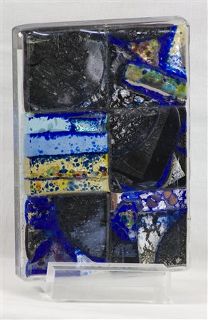 Franco Beraldo (1944) Mosaico, 2023 Piastra policroma in vetro di murano cm...