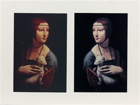 Jiri Kolar (1914-2002) P.F., 1991 Collage su cartoncino cm 39x52 Firma sul...