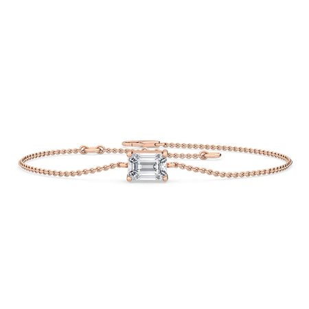 BRACCIALE CLASSICO IN ORO ROSA 9K CON DIAMANTE LAB GROWN DA 0,46 CT - DOC-0030682-0300