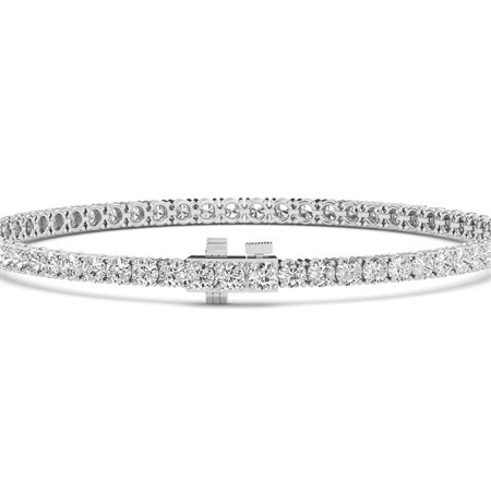 BRACCIALE TENNIS IN ORO BIANCO 14K CON DIAMANTI LAB GROWN 2.00 CT - DOC-0030635-0148