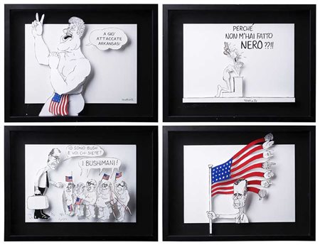 "Il reverendo Jesse Jackson in Siria" 1984; "L'elezione di George Bush" 1988;...