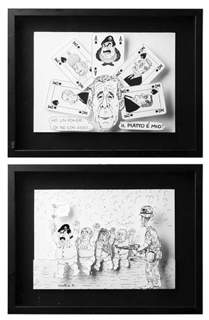 "Bush ha vinto. L'Iraq si arrende" 1991; "Bush e il poker di alleati" 2003....