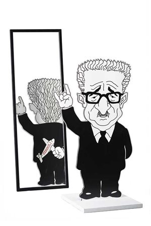 Presidenti "Giovanni Leone" installazione composta da una sagoma decorata sui...