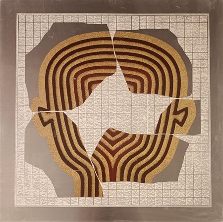 CAGNONE ANGELO Carcare (Sv) 1941 Senza Titolo 1970 Serigrafia su alluminio...