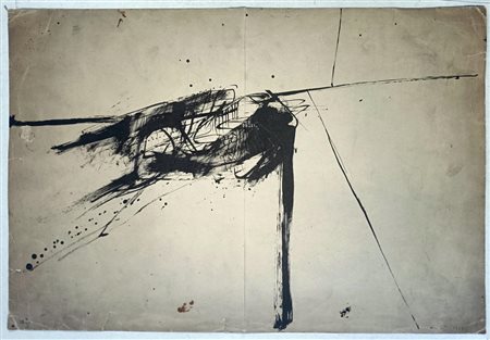 ARICÒ RODOLFO Milano (Mi) 1930 Senza Titolo 1958 Litografia su carta es....