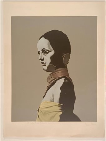 MENSA CARLOS Barcellona (Spagna) 1936 Senza Titolo Litografia a colori es....