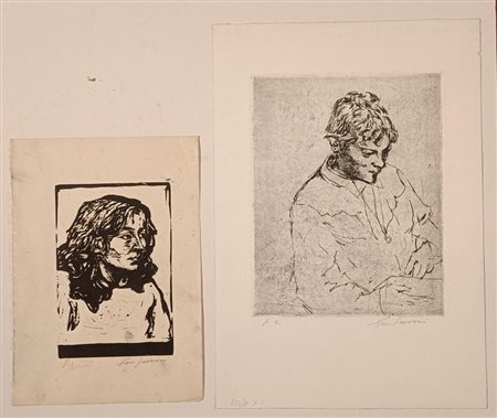 FARAONI ENZO Santo Stefano di Magra (Sp) 1920 Figure di donne 1970 2...