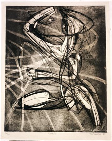 HAYTER STANLEY WILLIAM Londra (Regno Unito) 1901 Sorcier 1953 Acquaforte,...
