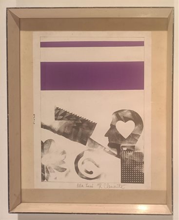 CLEMENTE JACK Novara (No) 1926 Senza Titolo 1970 Serigrafia su carta senza...