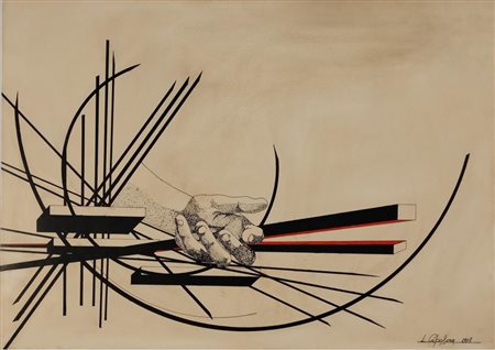 CAPOSIENA LEONARDO San Severo (FG) 1944 Senza Titolo 1975 Disegno a...
