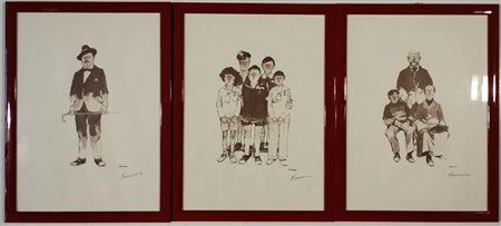 FREMURA ALBERTO Livorno (Li) 1936 Senza Titolo Stampe 43,00x31,00 Lotto di...