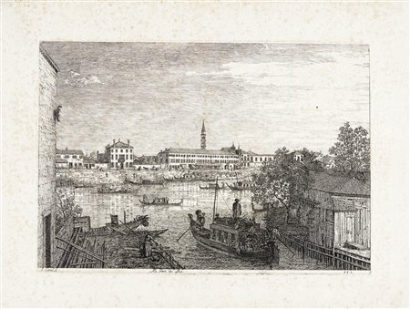 Antonio Canal (detto il Canaletto), Ale Porte del Dolo. Remondini, 1778 ca....