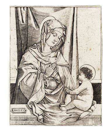 Benedetto Montagna, Madonna in adorazione del Bambino. 1500-1520 [IV/4,...