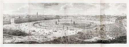 Francesco Piranesi Giuseppe Subleyras, Prospettiva della nuova piazza in...