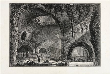 Giovanni Battista Piranesi, Altra veduta interna della Villa di Mecenate in...