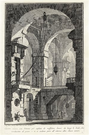Giovanni Battista Piranesi, Carcere oscura con Antenna pel suplizio dè...