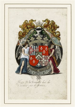 Charles Segoing Pierre Nolin, Sei tavole araldiche in coloritura. Paris: N....