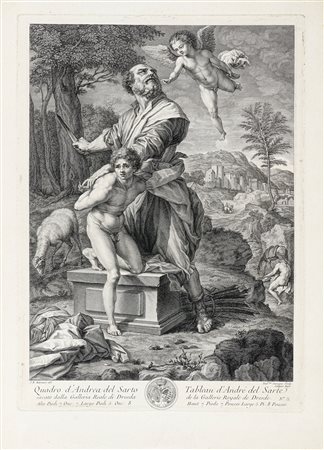 Louis Surugue di Arise, Il sacrificio d'Isacco. Dresde: Christian Heinrich...