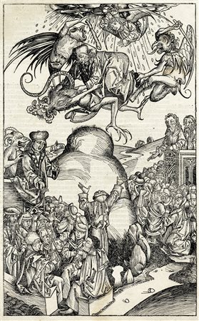 Michael Wolgemut Hartmann Schedel, Il sermone dell'Anticristo (La settima...