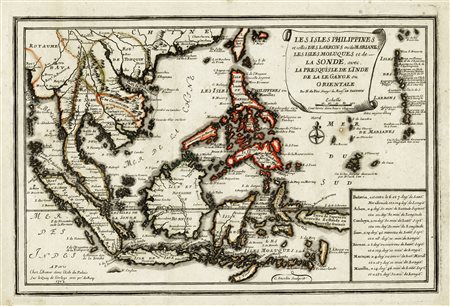 Nicolas De Fer, Les Isles Philippines et celles des Larrons ou de Marianes,...