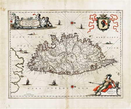 Johannes Janssonius, Insulae Corsicae Nova & accurata Descriptio....
