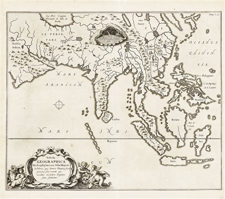 Athanasius Kircher, Tabula Geographica Hydrophylacium Asiae Majoris exhibens,...