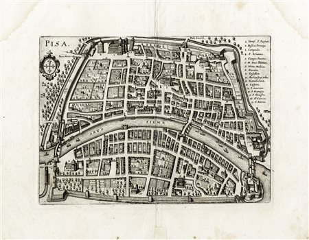 Matthaus Merian, Pisa. Franckfurt am Mayn: In Verlegung Matthæi Merians,...