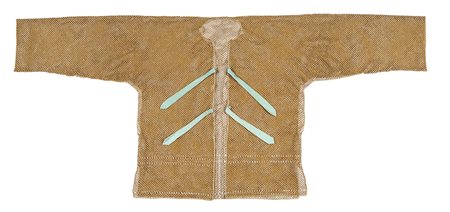 Cina, dinastia Qing, Maglia intima in bambù. 1880-1910. Indumento realizzato...