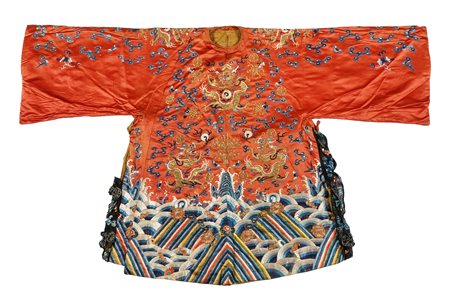 Cina, dinastia Qing, Veste di corte jifu. 1880-1910. Con jifu si intende la...