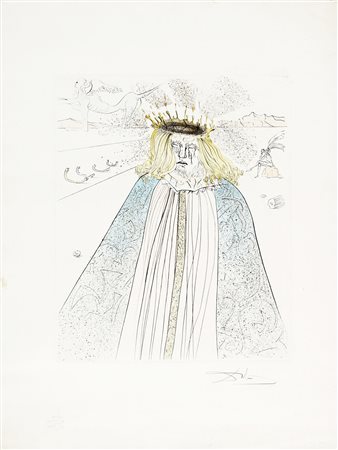 Salvador Dalì, Muse de la tragédie: Melpomène (Homage to Oedipus). 1971....
