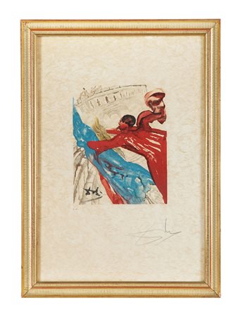 Salvador Dalì, Mais ô belle Dionée (Sì, o bella Dione). 1978-79. Xilografia...