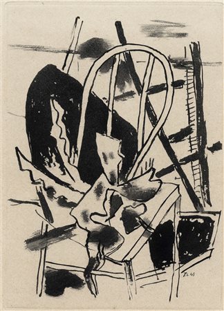 Fernand Léger, Plate (page 53) from Du Cubism (On Cubism). 1947. Acquaforte,...