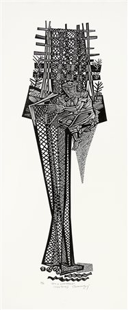Tranquillo Marangoni, Lotto composto di 2 incisioni. 1961-69. 1) Carretera a...
