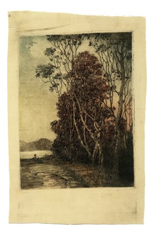 Pericle Menin, Lotto composto di 9 incisioni. 1900-30 ca. Raccolta di 9...
