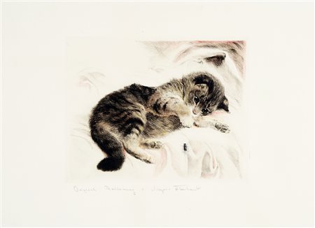 Kurt Meyer-Eberhardt, Lotto composto di 11 acquetinte raffiguranti animali....