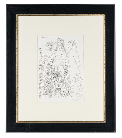 Pablo Picasso, Orgie chez les Filles, avec Spectateurs, from Séries 347....
