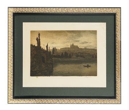 Tavik Frantisek Simon, Charles Bridge and Hradčany (Ponte San Carlo e...