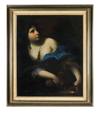 Angelo Mambriani, Allegoria della Giustizia. 1910-1968. Olio su tela. cm...