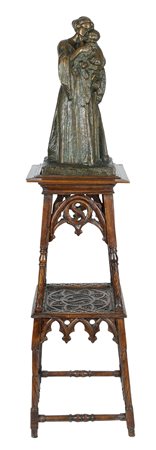 Michele Vedani, Maternità. Bronzo. cm 52x24,5x24,5. Firmato sulla base a...