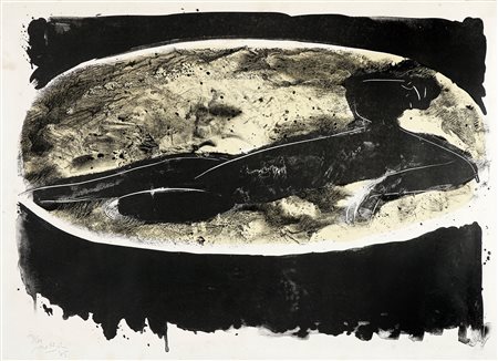 Carlo Mattioli, Senza titolo. 1965. Litografia. mm 503x682. Firma, data e...